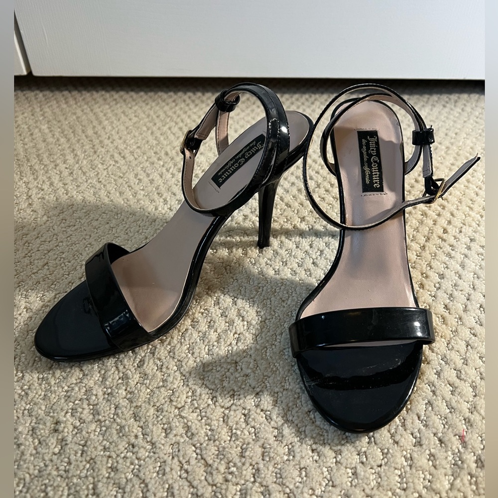 Juicy Couture black high heels size 8